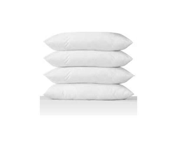 4 ALMOHADAS BLANCAS INDIVIDUAL 