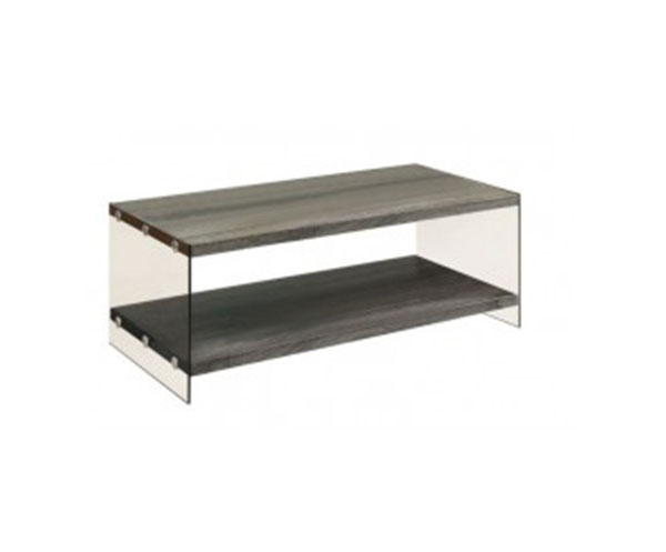 MESA DE CENTRO  MADERA GRIS 