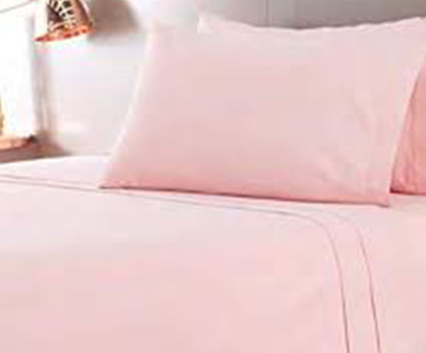 JUEGO DE SABANAS ROSA MATRIMONIAL