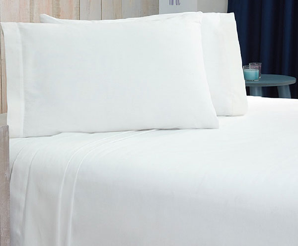 JUEGO DE SABANAS INDIVIDUALES BLANCAS